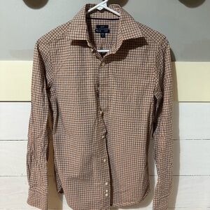 GAP Premium Men's Oxford (navy and orange check)